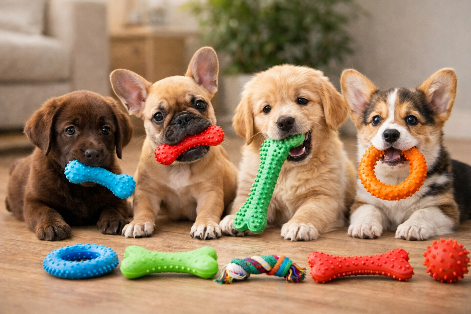 What Are the Best Chew Toys for Teething Puppies?