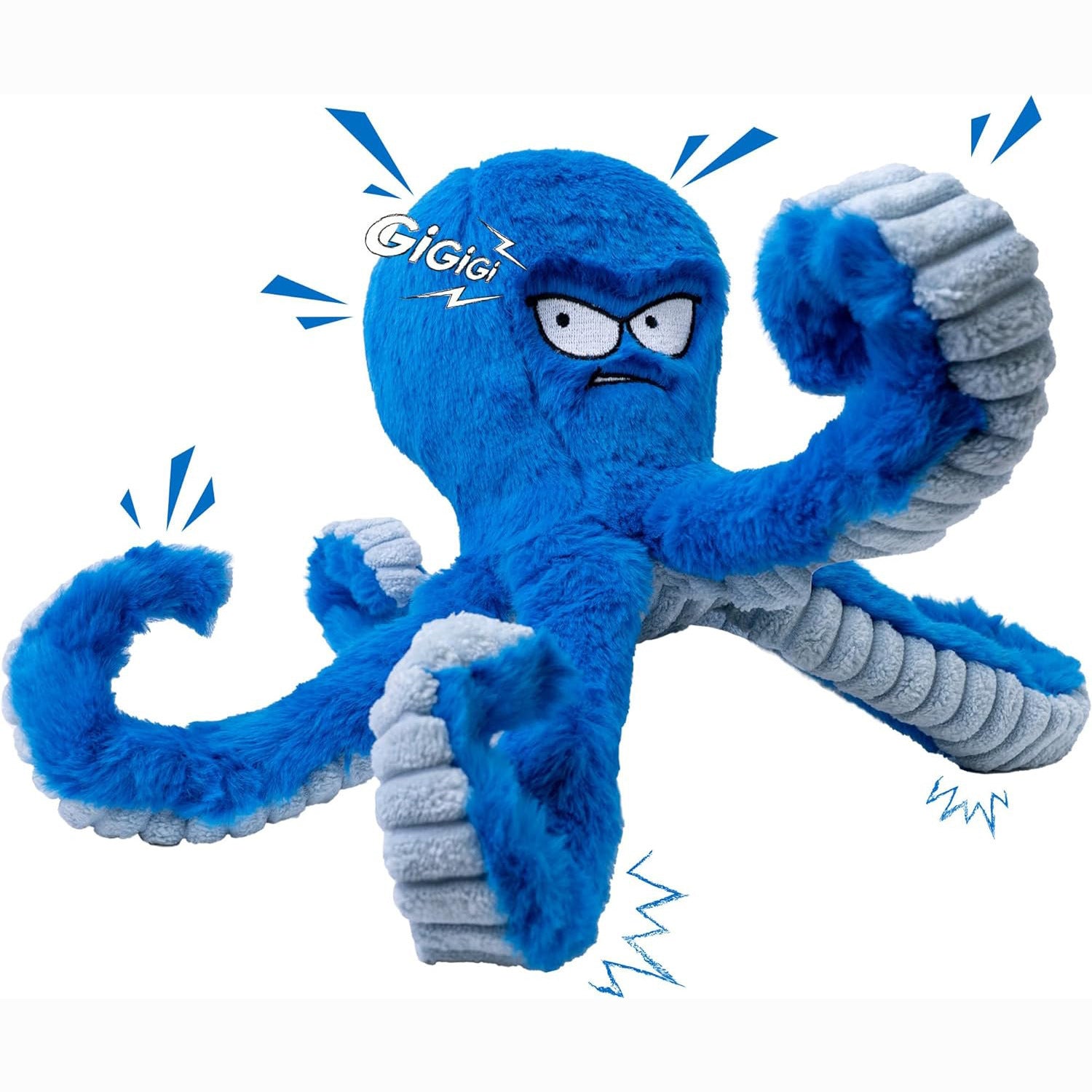 Stuffed Tough Dog Chew Toys Large Dog Toys To Keep Them Busy Interactive Squeaky Toys Tug Of War Crinkle Puppy Dog Toy