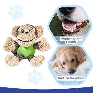 Dog Toys Cute Squeaky Monkey Puppy Toys Plush Dog Toys With Stuffed Animal To Keep Busy For Small Medium Dogs Indoor With Outdoor