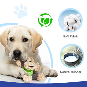 Dog Toys Cute Squeaky Monkey Puppy Toys Plush Dog Toys With Stuffed Animal To Keep Busy For Small Medium Dogs Indoor With Outdoor