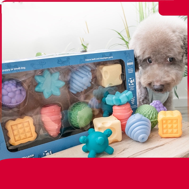 Molar Toy Set Chews Puppies To Relieve Boredom